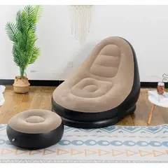 GENERICO - Sofá Sillón Inflable Posa Pies