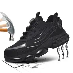 SHANDIAN - Zapatos Seguridad Casual Hombre Negro