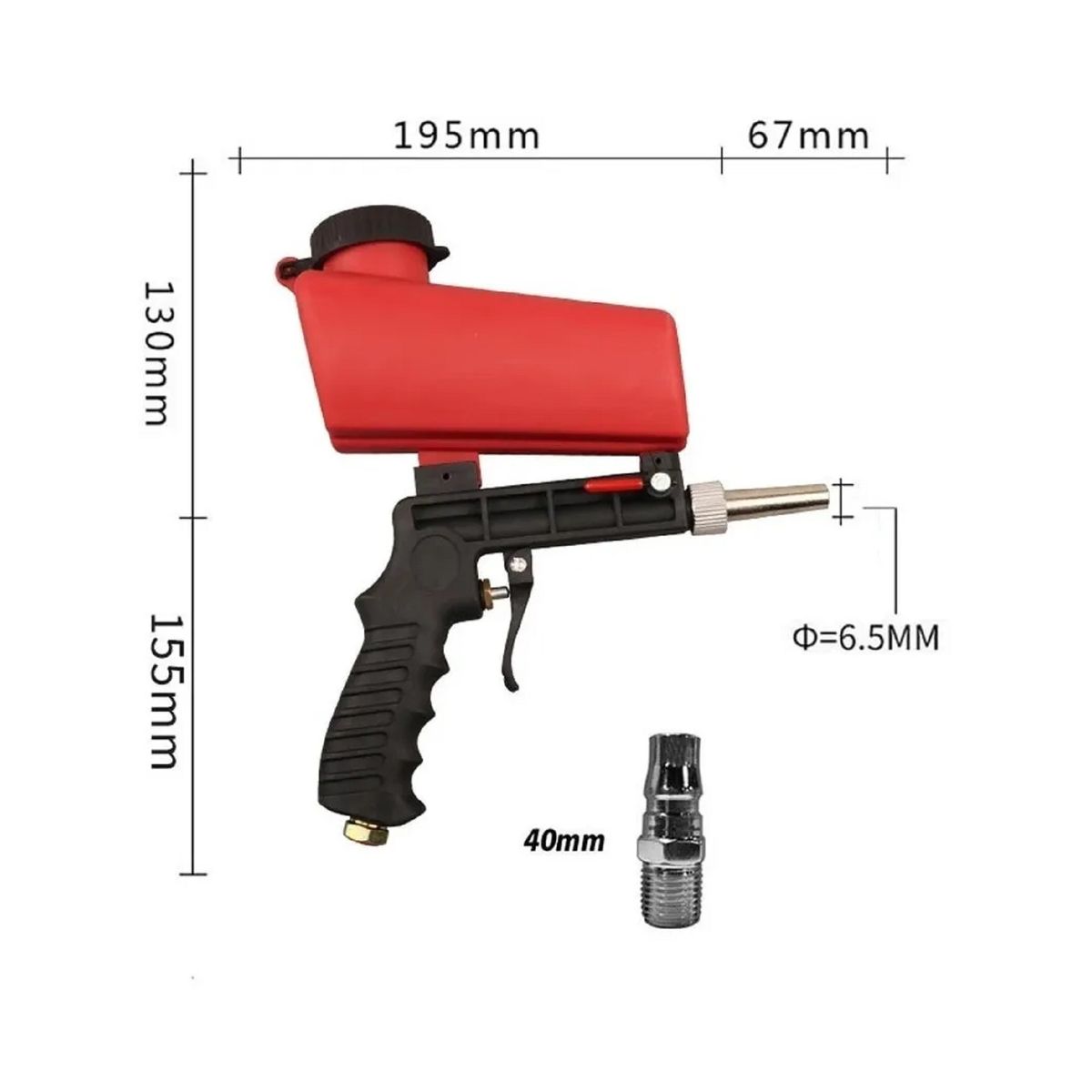 UNIVERSAL - Arenadora Chorro De Arena Neumática Por Gravedad