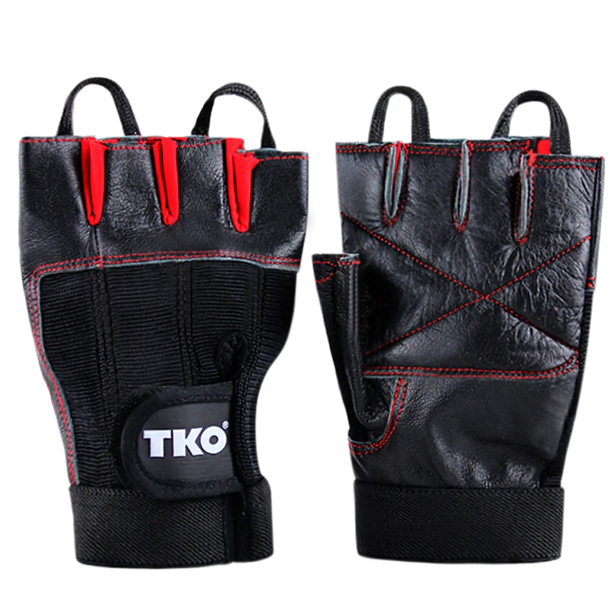TKO - Guantes de entrenamiento L negro-rojo TKO - Negro