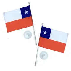 GENERICO - Bandera Chupete Chile 10X15cm X12 und