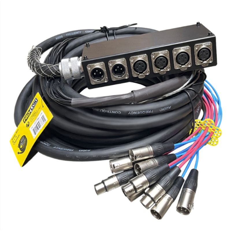 PROLOK - Cable Multipar (Manguera, Snake, Medusa) PROLOK  8X4X15 Metros