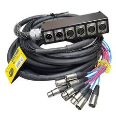 PROLOK - Cable Multipar (Manguera, Snake, Medusa) 8X4X15 Metros