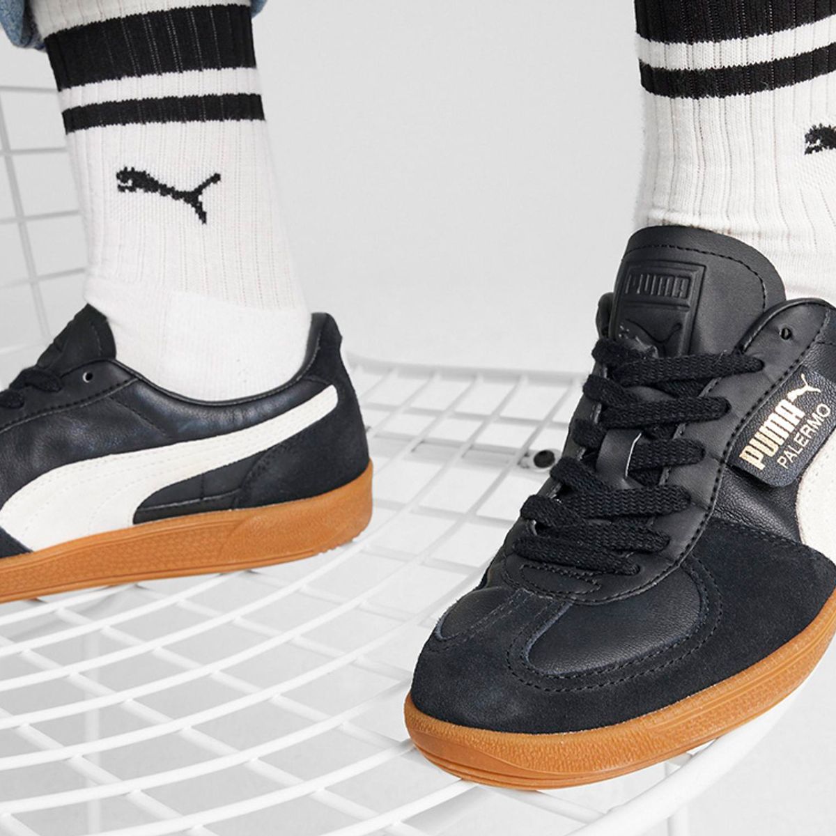 PUMA - Zapatillas Urbana Hombre Puma Palermo Negro