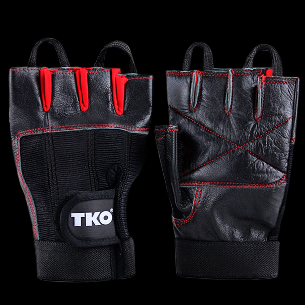TKO - Guantes de entrenamiento XL negro-rojo TKO - Negro