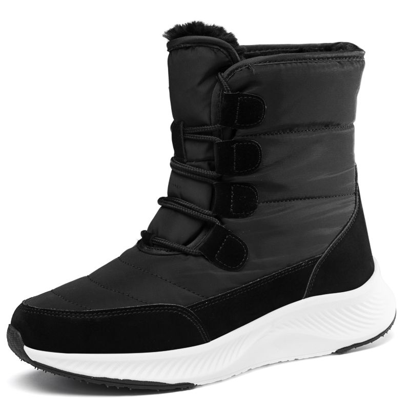 SHANDIAN - Botín Casual Mujer Negro