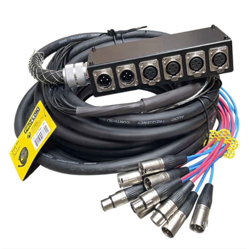 PROLOK - Cable Multipar Manguera Snake Medusa PROLOK 8X4X30 Metros