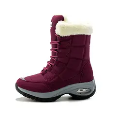 SHANDIAN - Botín Casual Mujer Beige