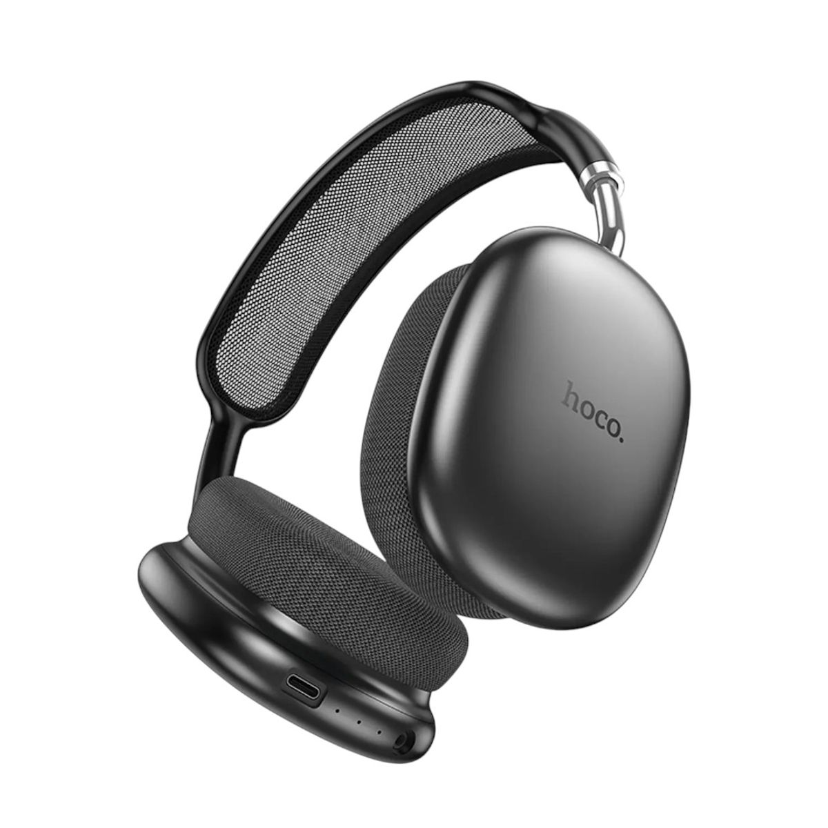 HOCO - Audífonos Inalámbricos Hoco W55 Plus Over Ear Bluetooth ANC 90h Batería Negro