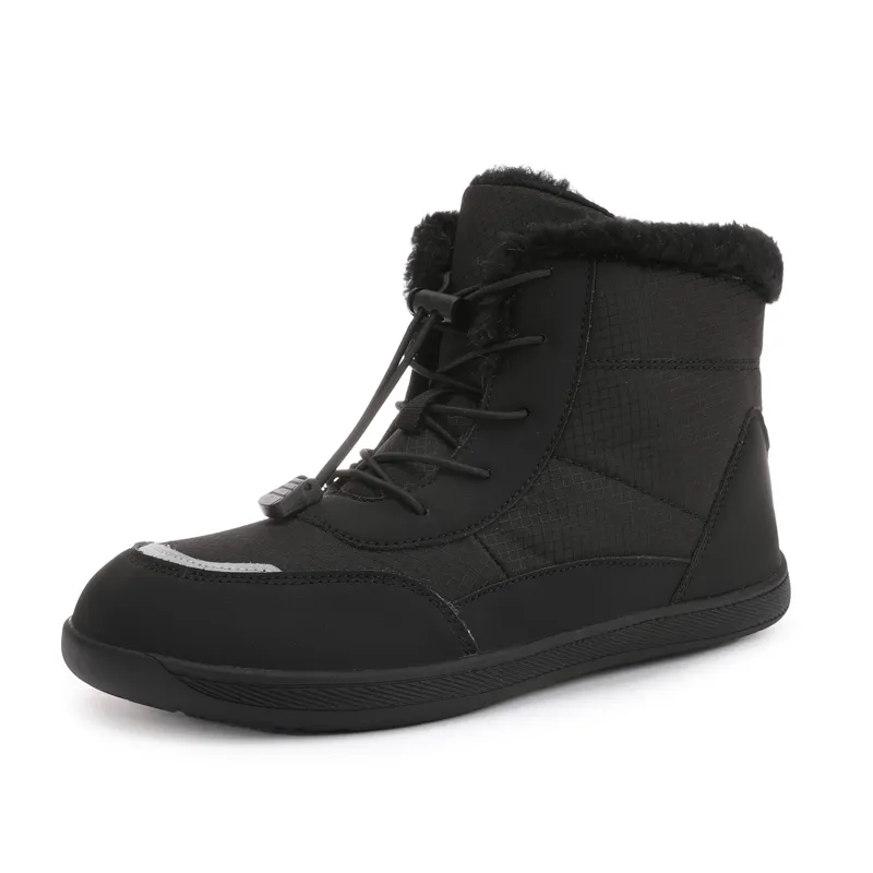 SHANDIAN - Botín Casual Mujer Negro