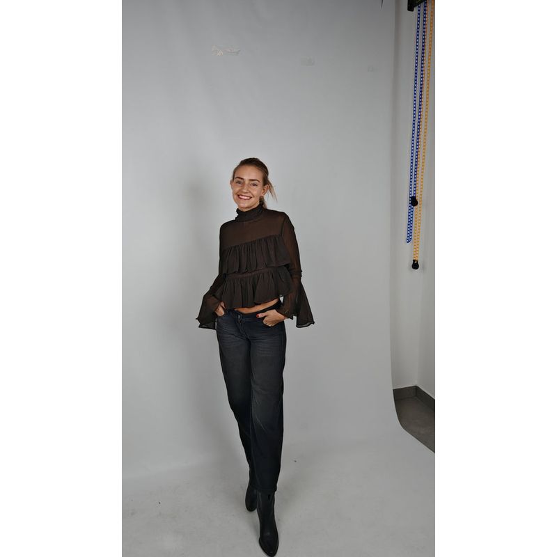 LA MURA - Blusa Rosa Chocolate