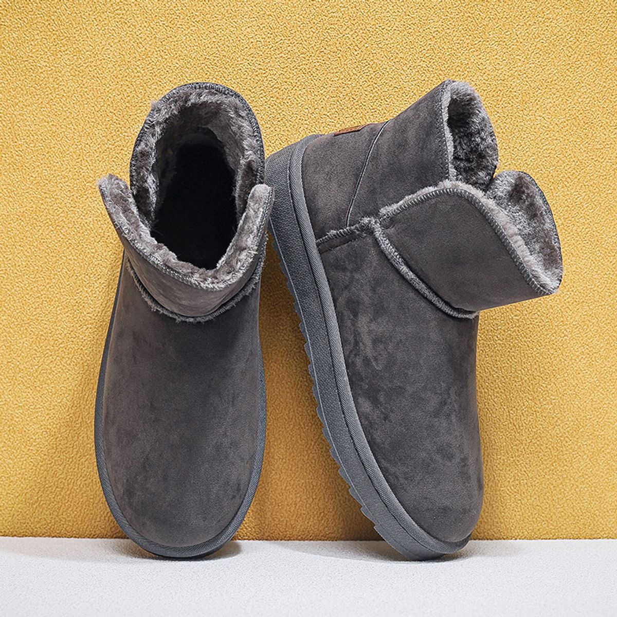 SHANDIAN - Botín Casual Hombre Negro
