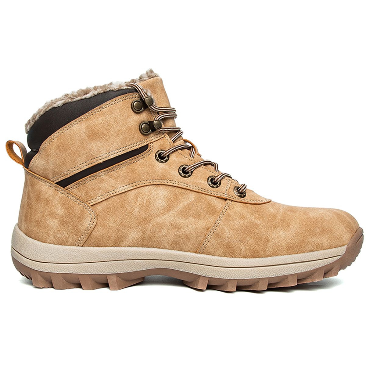 SHANDIAN - Botín Casual Hombre Amarillo