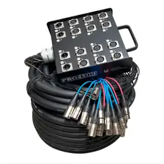 PROLOK - Cable Multipar Manguera Snake Medusa 12X4X15 Metros