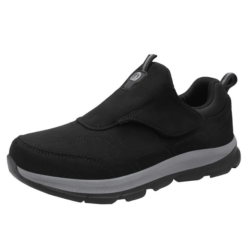 SHANDIAN - Botín Casual Hombre Negro