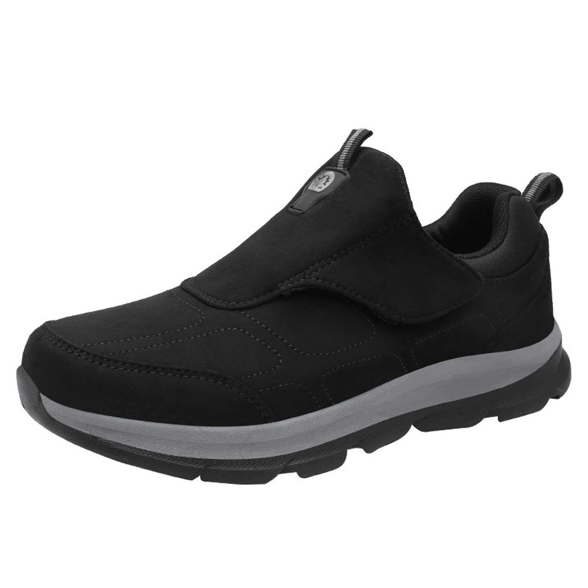 SHANDIAN - Botín Casual Hombre Negro