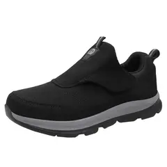 SHANDIAN - Botín Casual Hombre Negro