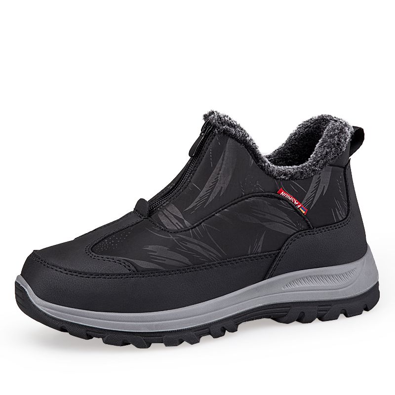 SHANDIAN - Botín Casual Hombre Negro