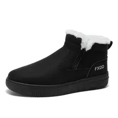 SHANDIAN - Botín Casual Hombre Negro