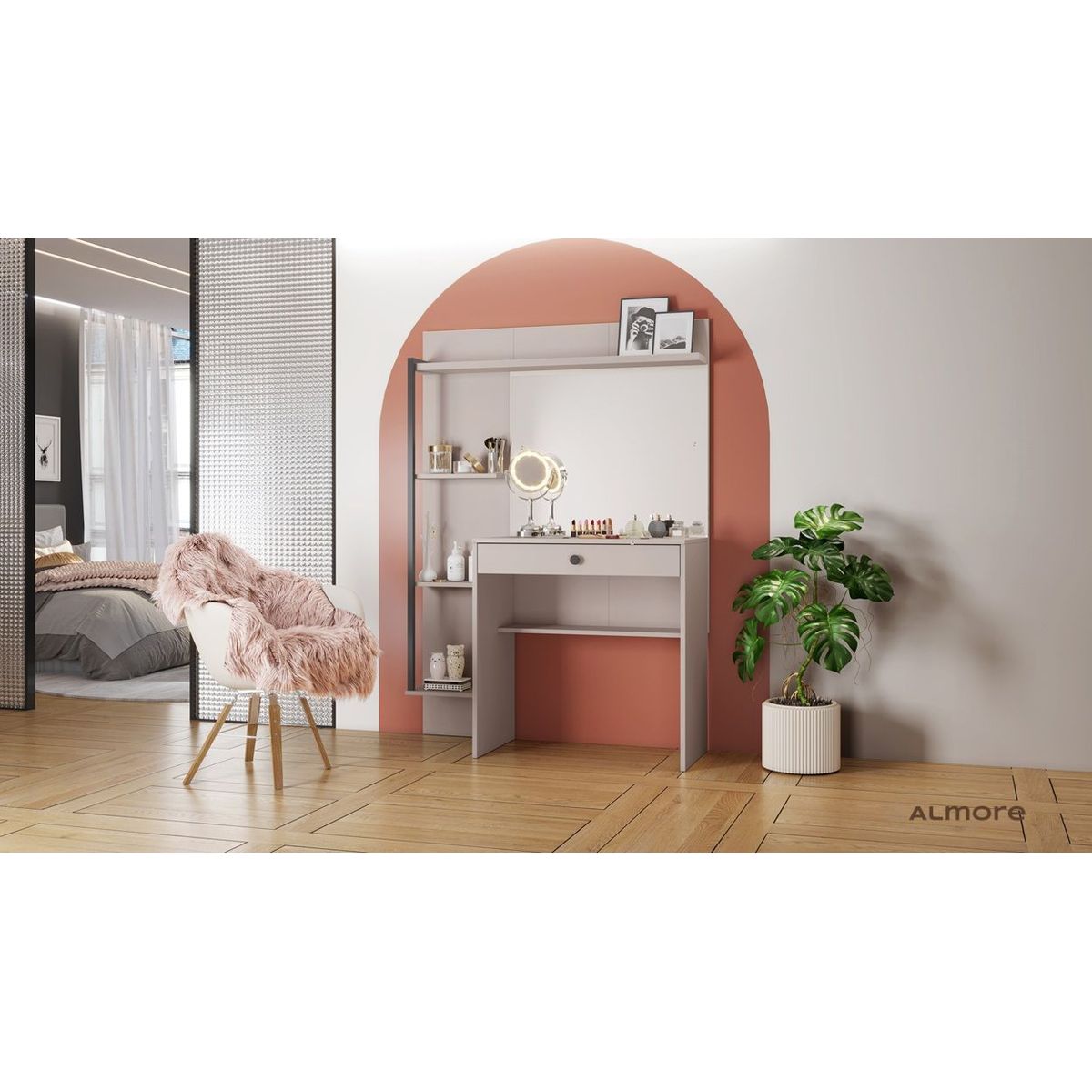 ALMORE - Tocador Essenza Off White