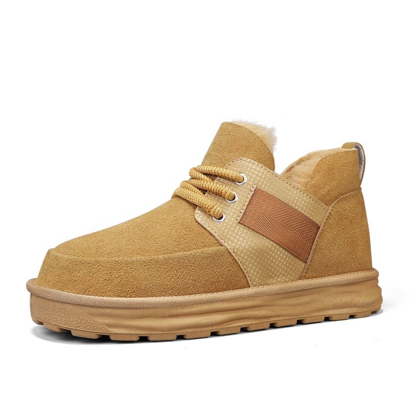 SHANDIAN - Botín Casual Hombre Negro