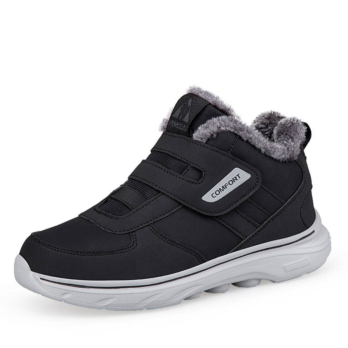 SHANDIAN - Botín Casual Hombre Negro