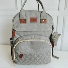 GENERICO - Mochila Cuna Maternal Impermeable Gris