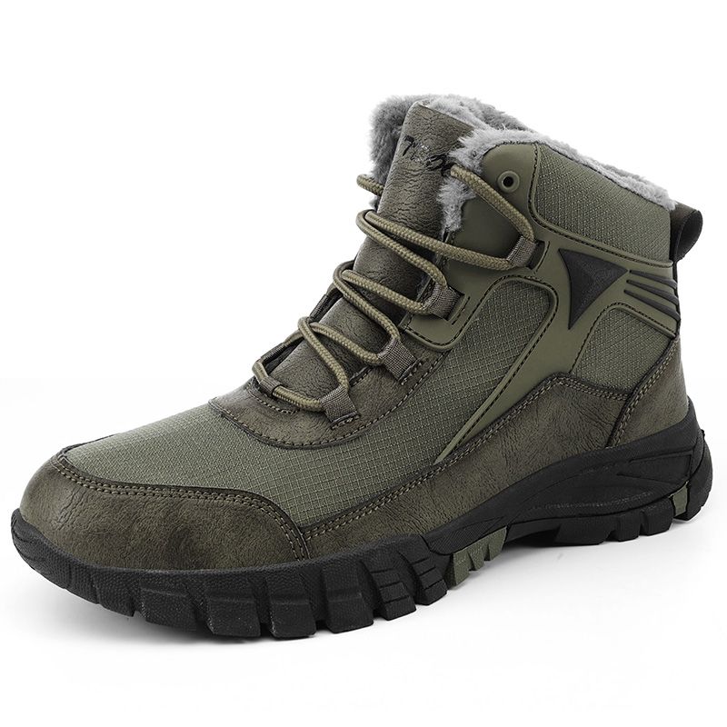 SHANDIAN - Botín Casual Hombre Gris