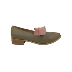 HERIEL - Zapato Gris Bajo Mujer