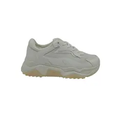 HERIEL - Zapatilla Blanca Plataforma Mujer