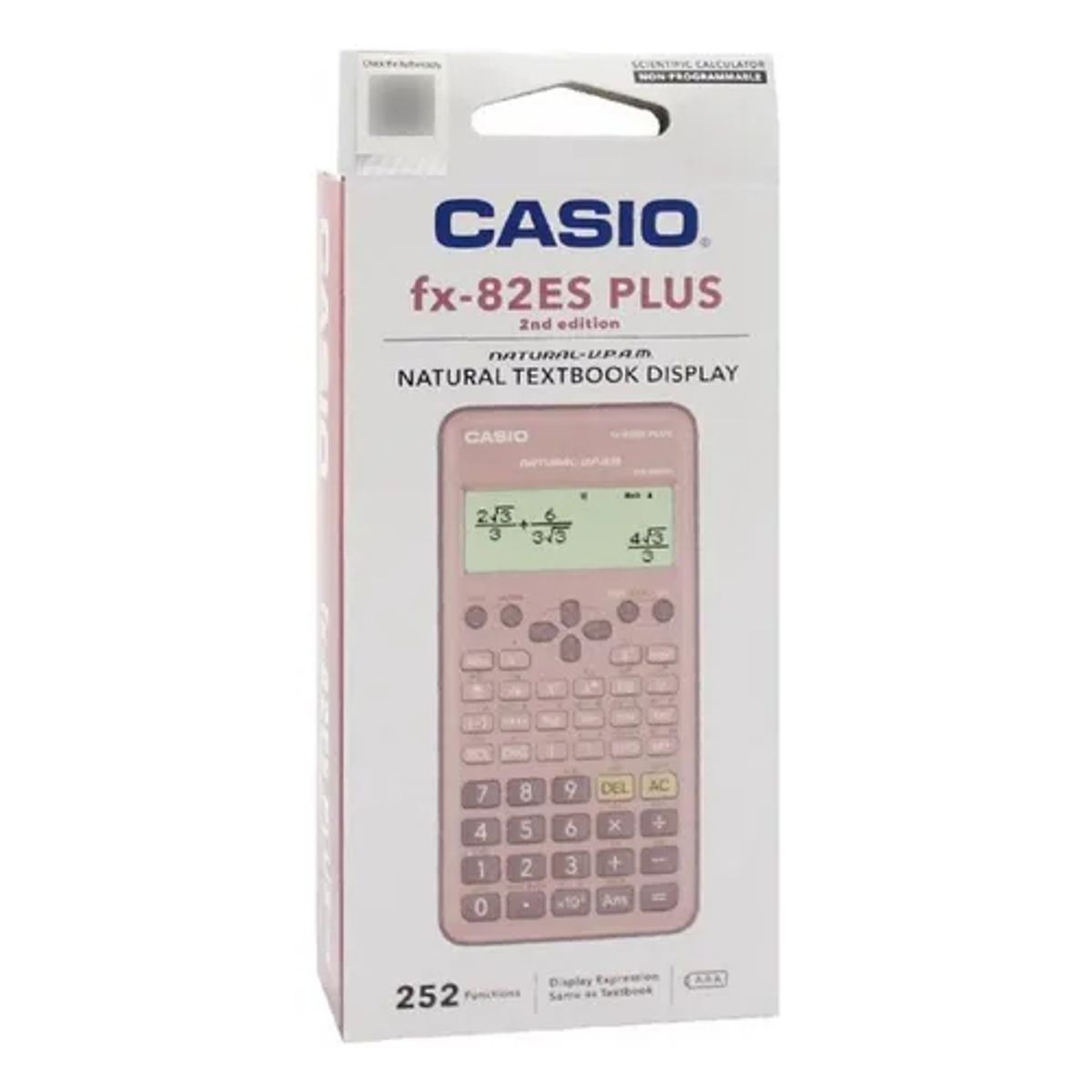 CASIO - Calculadora Casio Científica Fx-82es Plus Color Rosado