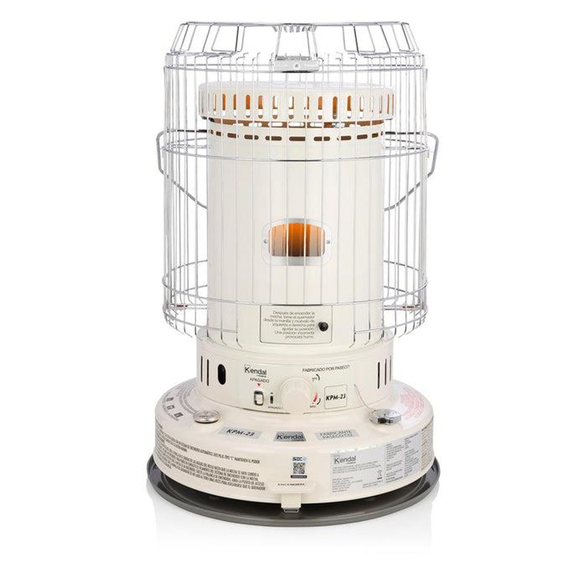 KENDAL - Estufa Parafina Mecha Kpm-23 Blanco Kendal