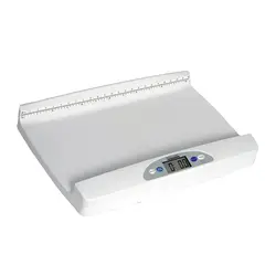 MEDICALTEC - Balanza digital con Bandeja pediátrica y Cinta métrica 553KL -Health o Meter