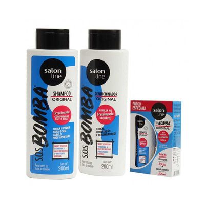 Imagen 2 del producto KIT SHAMPOO + ACOND SOS BOMBA ORIGINAL 200 ML