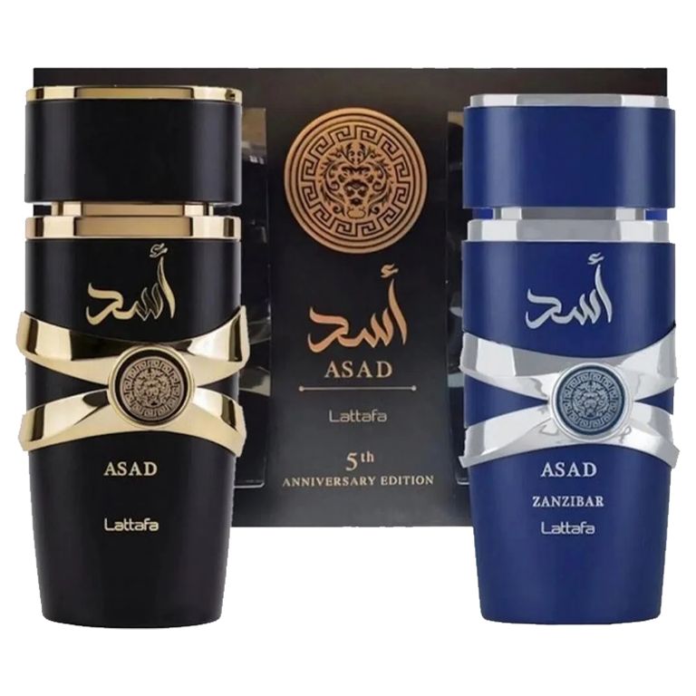 Set Asad Edp 100 Ml + Asad Zanzibar Edp 100ml Hombre ...