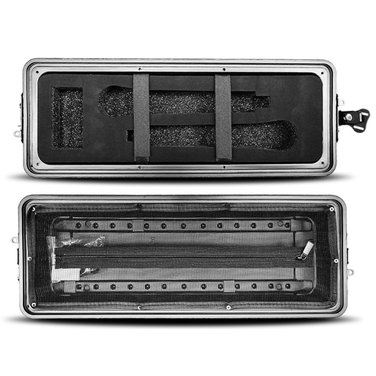 GENERICO - Case De 3 Espacios Corto Black Crow PECQ-3US