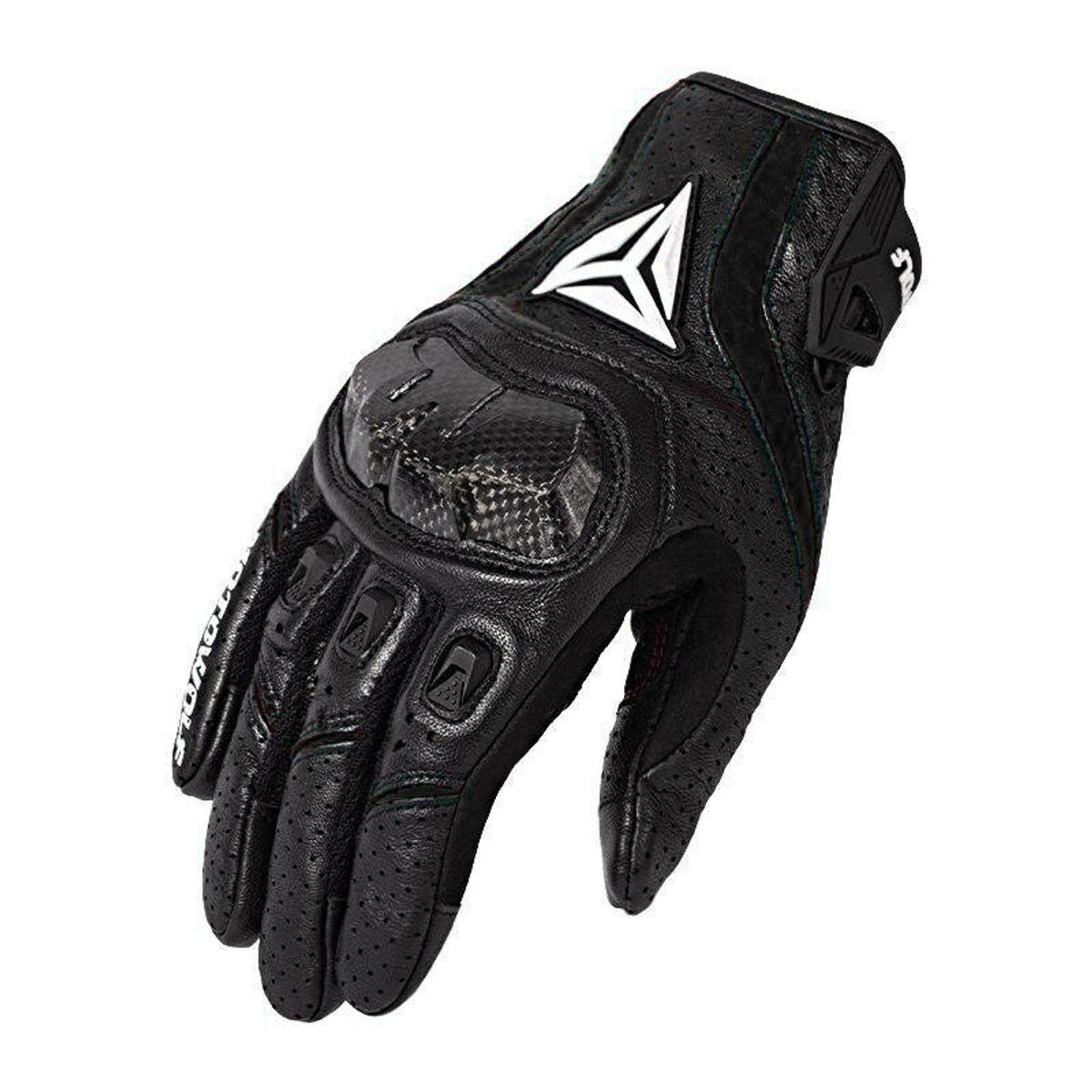 MOTOWOLF - Guantes de Cuero para motociclismo Motowolf 0305