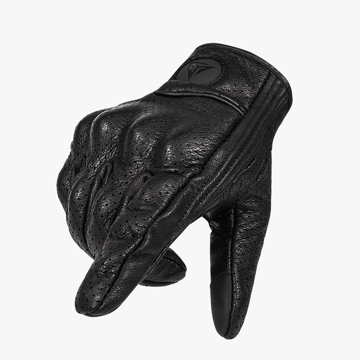 MOTOWOLF - Guantes Cuero Perforado para motociclismo Motowolf 0302