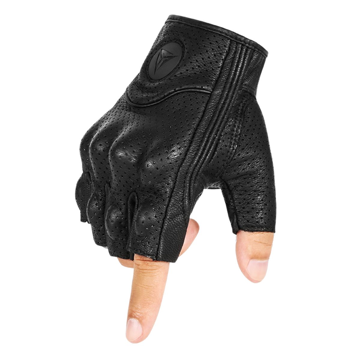 MOTOWOLF - Guantes Cuero para motociclismo Motowolf 0302B