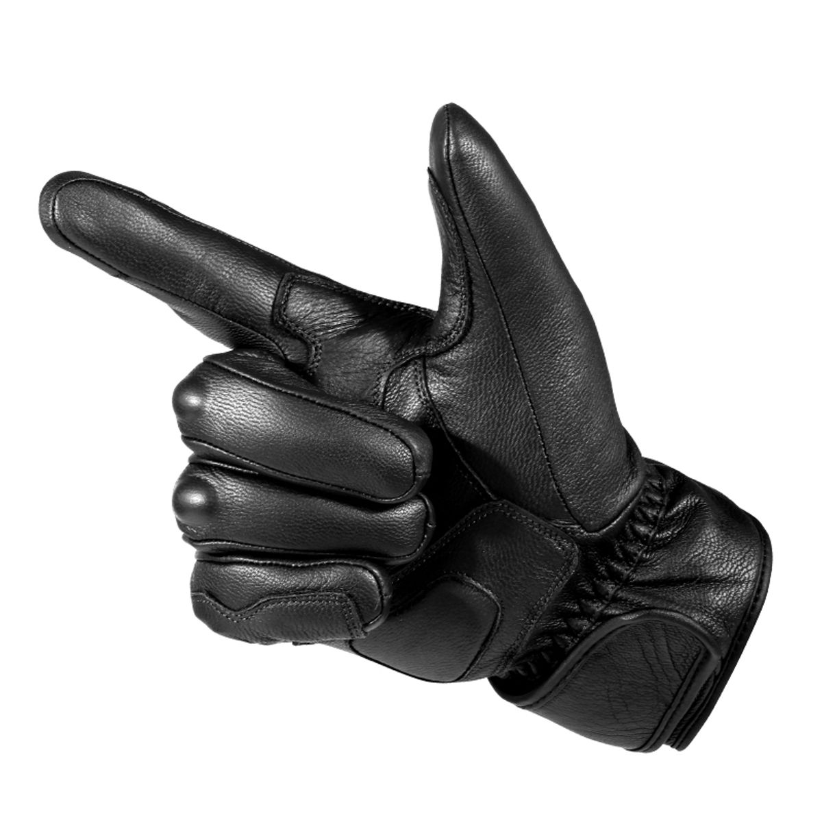 MOTOWOLF - Guantes de cuero para motociclismo de Invierno Motowolf 0313