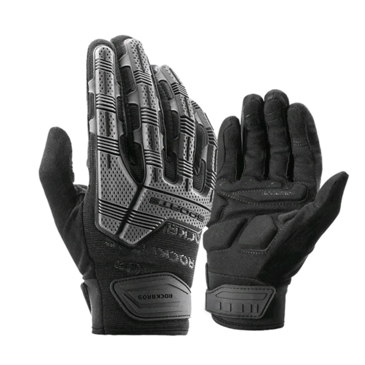 ROCKBROS - Guantes  Motociclismo y Ciclismo Protección S210Bk
