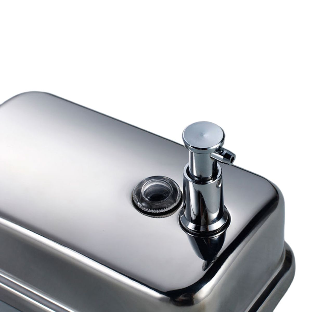 GENERICO - Jabonera de Acero Brillante 500 ML