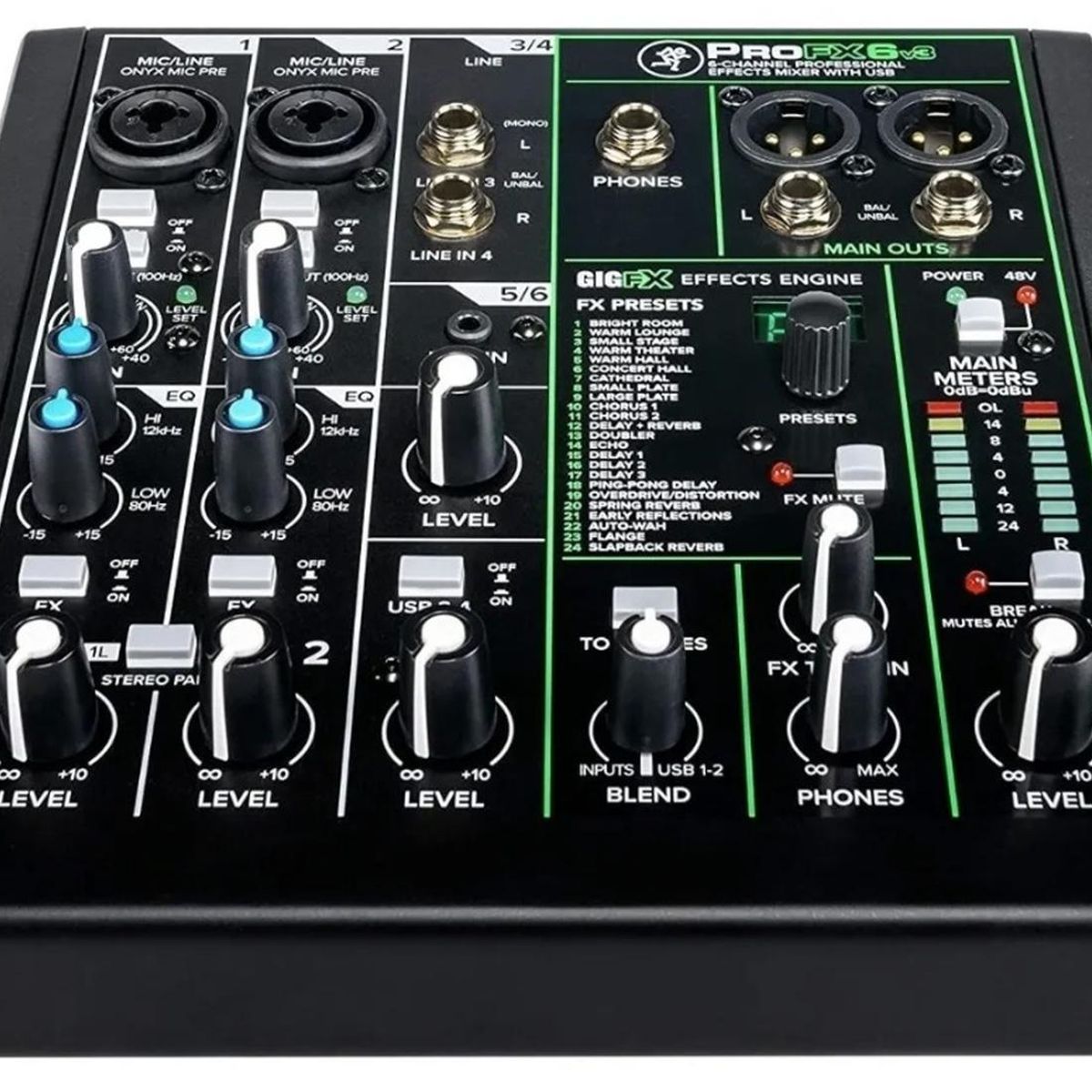 MACKIE - Consola Con Interfaz Usb Mackie Profx6v3