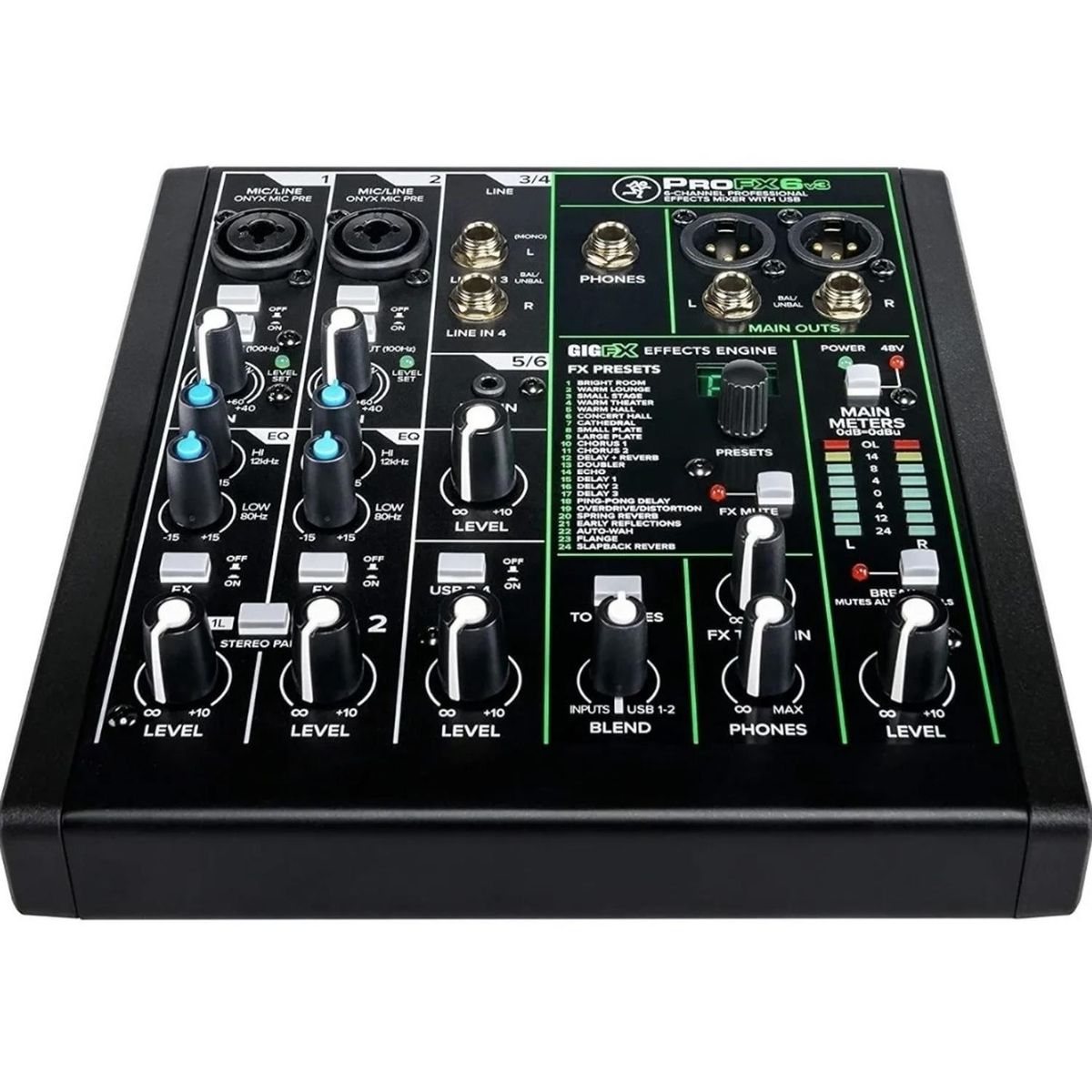 MACKIE - Consola Con Interfaz Usb Mackie Profx6v3