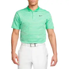 NIKE - POLO DRI-FIT VICTORY RAYAS VERDE