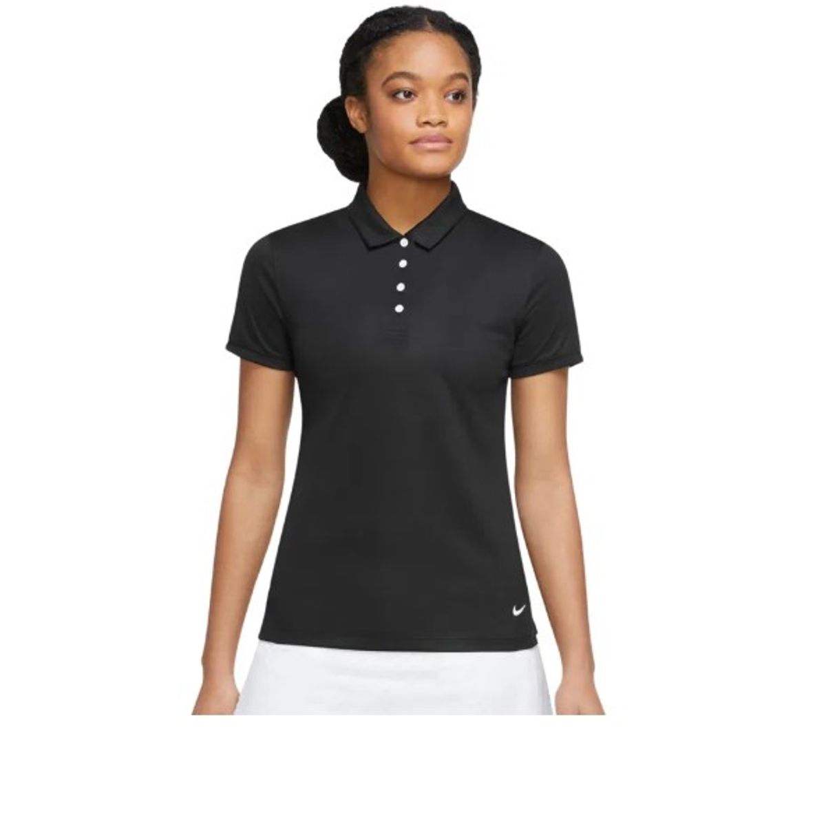 NIKE - POLO NIKE GOLF MUJER DRI-FIT VICTORY NEGRO