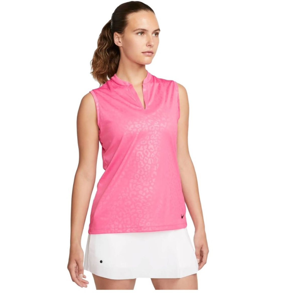 NIKE - POLO NIKE GOLF MUJER VICTORY SMANGAS ROSA