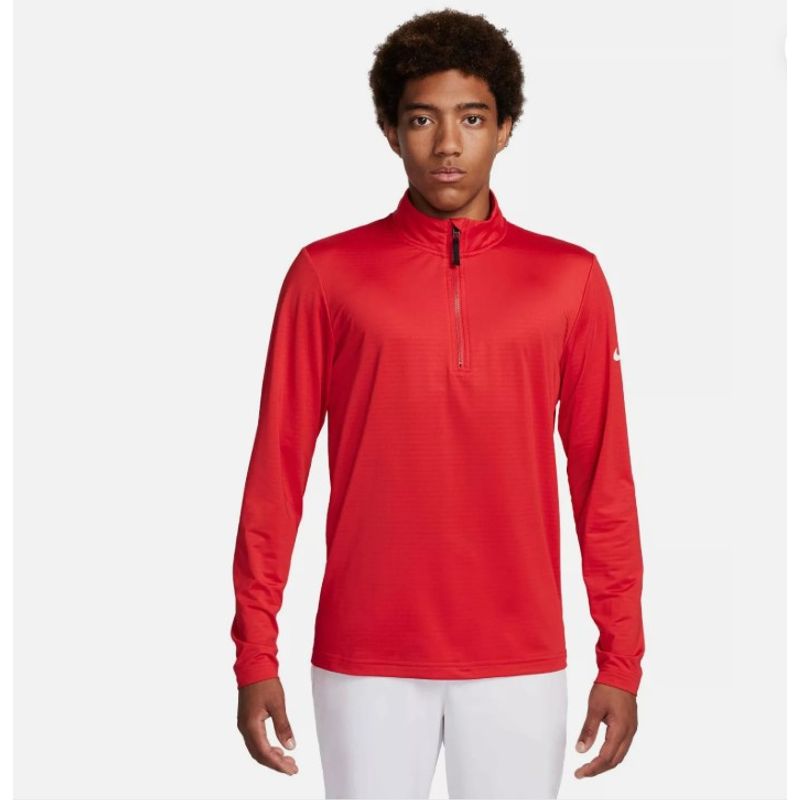 NIKE - TOP NIKE GOLF VICTORY MANGA LARGA ROJO