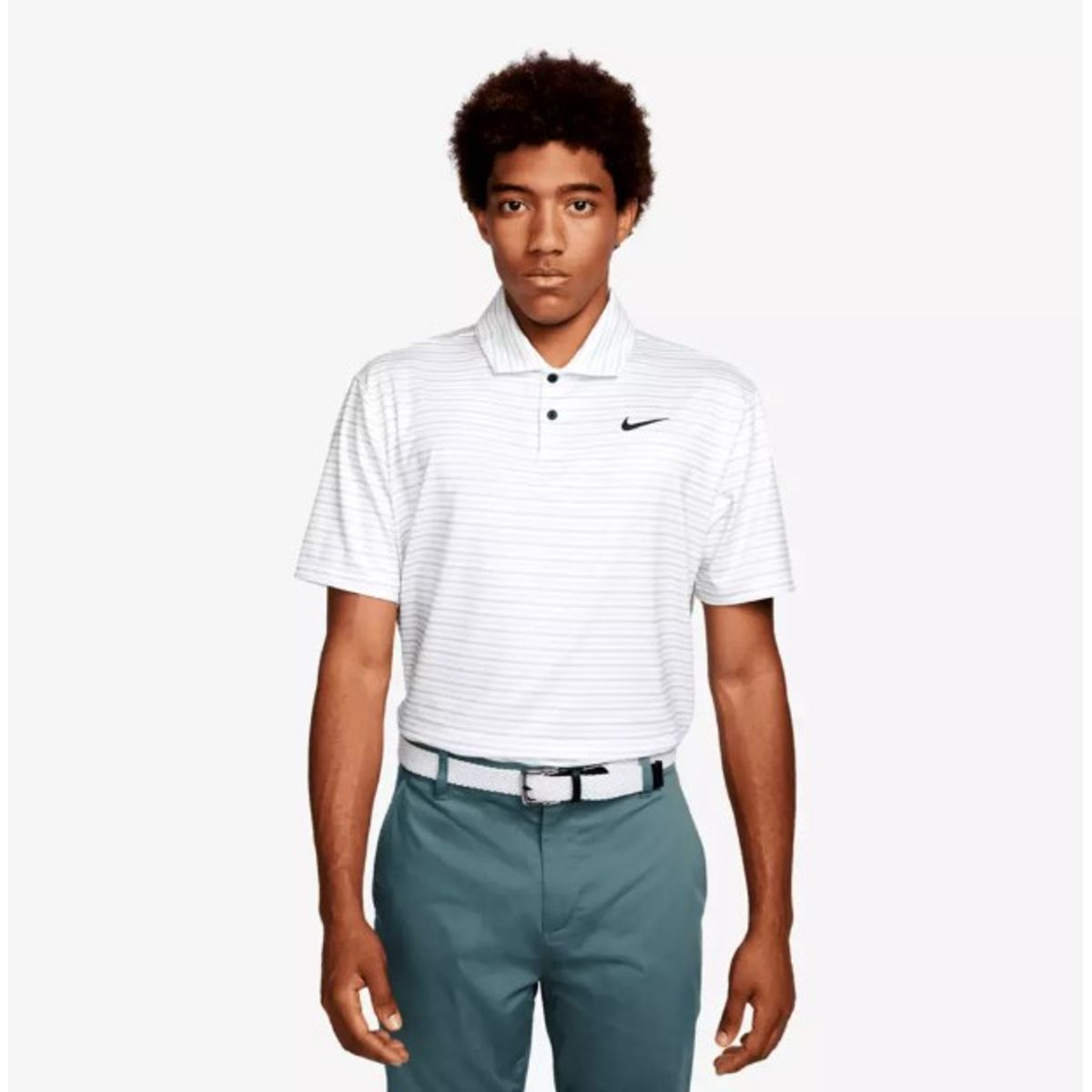 NIKE - POLO NIKE GOLF TOUR STRIPE BLANCO