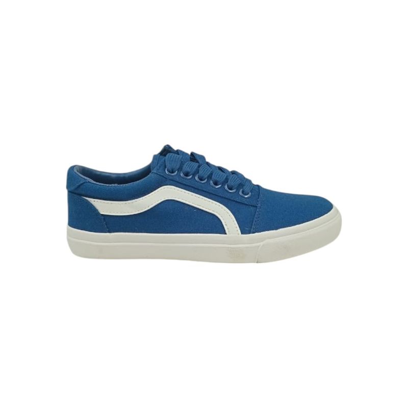 HERIEL - Zapatilla Azul Lona Baja